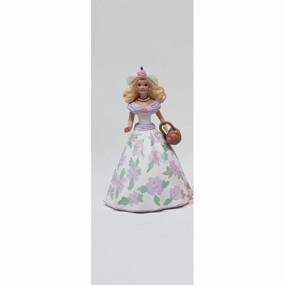 1995 Hallmark Springtime Barbie Keepsake Holiday Easter Ornament. - Picture 5 of 6
